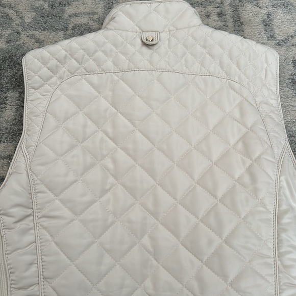 NWOT ZARA VEST OFF WHITE IVORY XS - Picture 6 of 7
